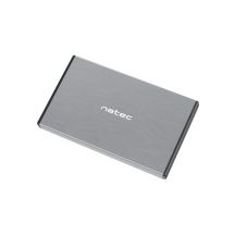 NATEC Rhino Go NKZ-1281 Festplattengehäuse (2,5"; USB 3.0; Aluminium; Grau)