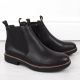 2. Rieker M RKR634 bequeme isolierte Lederstiefelette, schwarz