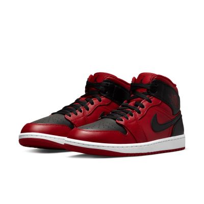 4. Nike Air Jordan 1 Mid Rot/Schwarz 51,5
