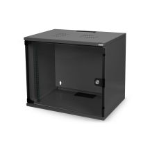 Digitus 19" 7HE Wand-Netzwerkschrank 540x400 mm, Glastür, grau, ungeteilt, unmontiert, 60 kg