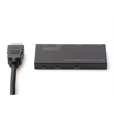 16. HDMI-Splitter mit 2 Ports, UHD4K 60Hz HDR, HDCP 2.2 Audio