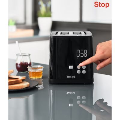 10. Tefal TT6408 Toaster 2 Scheiben Schwarz 850 W