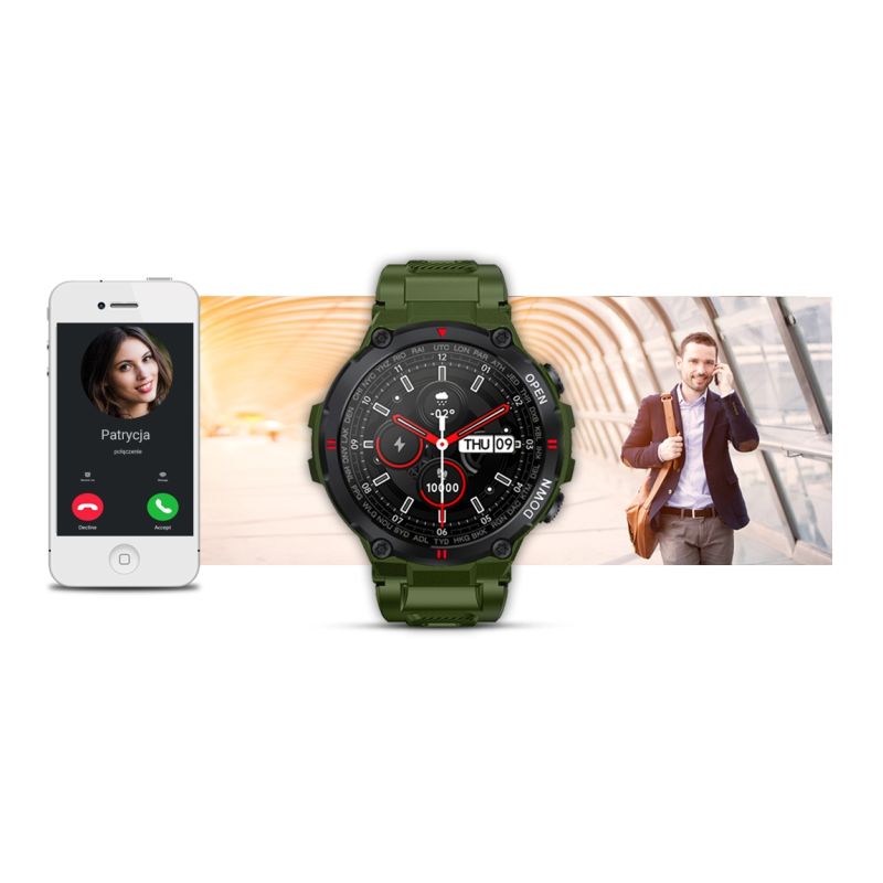 4. Smartwatch GIEWONT Grün GW430-3