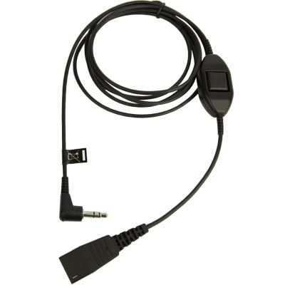Jabra 8735-019 Audiokabel 0,5 m QD 3,5 mm Schwarz