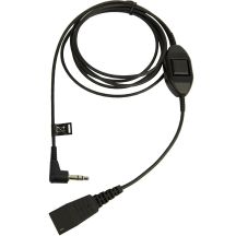 Jabra 8735-019 Audiokabel 0,5 m QD 3,5 mm Schwarz