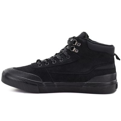 7. Herren-Sneaker mit hohem Schaft, gefüttert, schwarz, Big Star UU174305