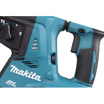 6. Makita Schlagbohrmaschine 2x18V DHR281PT2J 2,9J 2x5,0Ah BL + Handgriff
