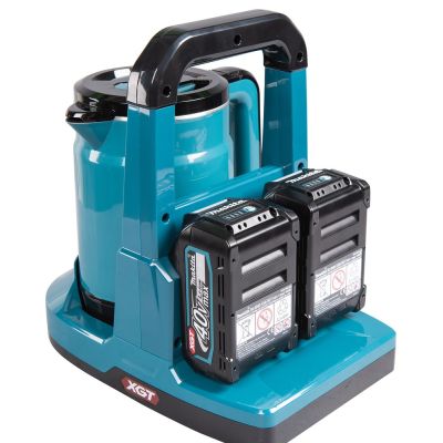 6. Makita KT001GZ Wasserkocher 0,8 l Schwarz, Blau
