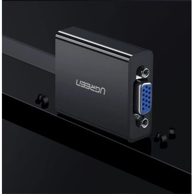 13. Ugreen HDMI - VGA Micro USB / Audio 3,5 mm Miniklinkenadapter schwarz (40248)