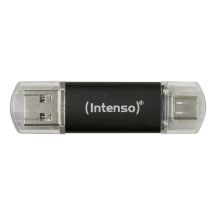 Intenso Twist Line USB-Stick 128 GB USB Typ-A / USB Typ-C 3.2 Gen 1 (3.1 Gen 1) Anthrazit