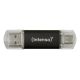 Intenso Twist Line USB-Stick 128 GB USB Typ-A / USB Typ-C 3.2 Gen 1 (3.1 Gen 1) Anthrazit