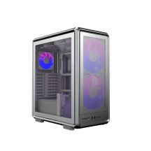Cooler Master MasterFrame 500 Mesh Midi-Tower Schwarz, Transparent