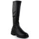 Damen-Plateau-Stiefel schwarz Potocki 25-12729