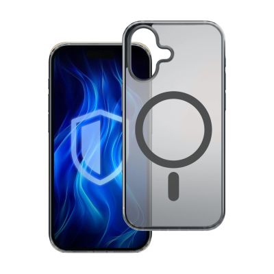 5. 3mk Frosty MagCase für iPhone 16 Plus – Schwarz