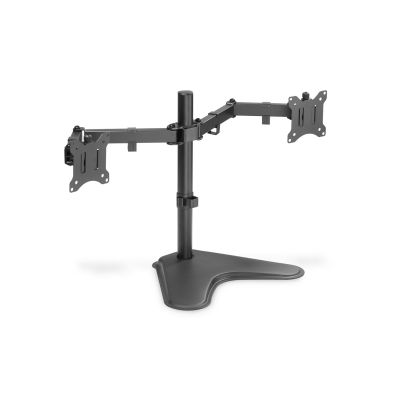 44. DIGITUS DOPPEL-TISCHSTÄNDER 2XLCD MAX. 32" MAX. 2X 8KG NEIGUNGS- UND DREHBAR SCHNELLVERSCHLUSS DA-90401