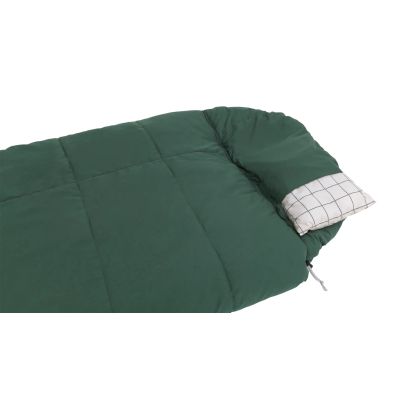 4. Outwell Camper Prime Synthetik-Schlafsack 200cm Grün (Reißverschluss: Links)