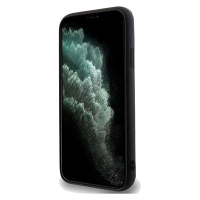 5. Guess Pailletten Script Metallhülle für iPhone 11 / Xr – Schwarz