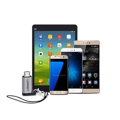 6. Ugreen Adapter USB Typ C auf Micro USB Adapter grau (50590)