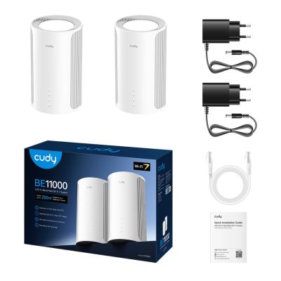2. Cudy M11000 Tri-Band (2,4 GHz/5 GHz/6 GHz) Wi-Fi 7 (802.11be) Weiß 4 Innenbereich