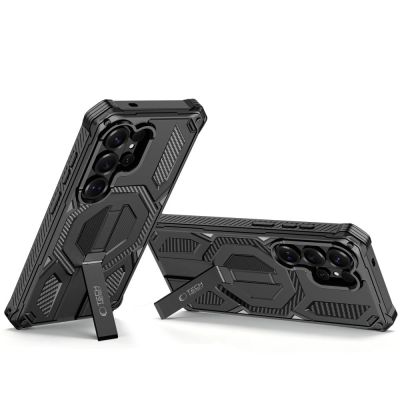 3. Tech-Protect MagBlast MagSafe Hülle + 2er-Pack Schutzglas für Samsung Galaxy S26 Ultra – Schwarz