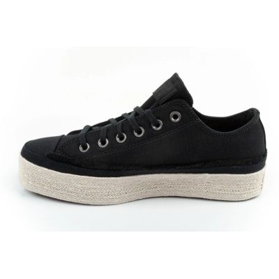 14. Converse Chuck Taylor Damen-Sportschuhe, Espadrilles, modisch, schwarz, bequem