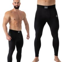 Lange schwarze Trainingsleggings - CSL - S