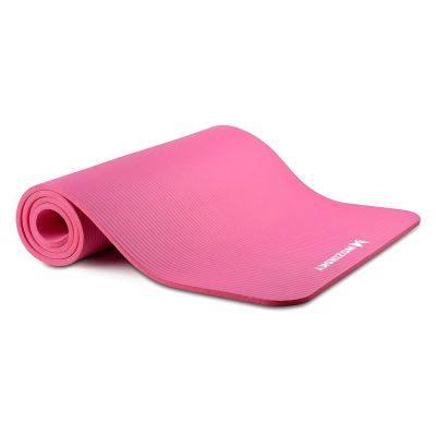 3. Wozinsky Gymnastikmatte 181 x 63 x 0,9 cm dicke Gymnastik Yogamatte rosa