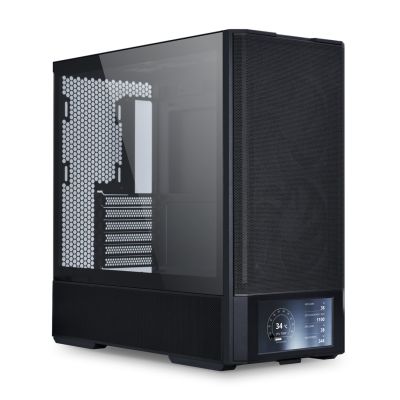 Lian Li LANCOOL 207 Digital PC Gehäuse, Midi-Tower, ATX, Tempered Glass, schwarz
