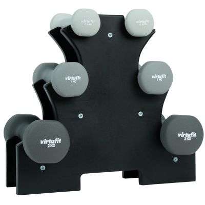 9. VIRTUFIT NEOPREN-HANTELSET - HANTELSET - MIT GRIFF