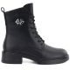 2. Schwarze Damen-Ankle-Boots aus Leder, D&A S.Barski MK62-7014