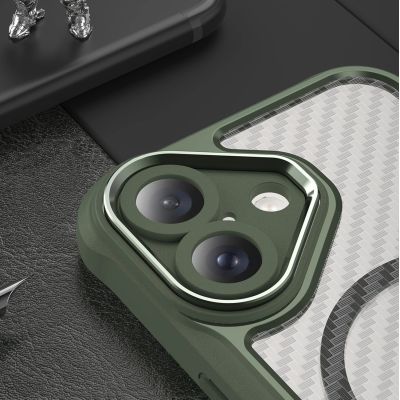 6. Leading Series MagSafe Silikonhülle für iPhone 16 – grün