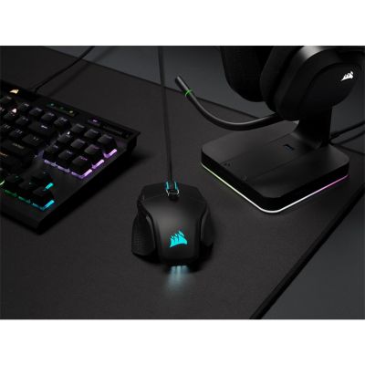 9. Corsair M65 RGB ULTRA Maus Rechte Seite USB Typ-A Optisch 26000 DPI