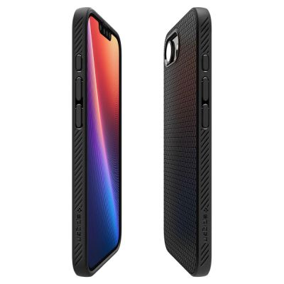 13. Spigen Liquid Air Hülle für iPhone 16e / 17e – Mattschwarz