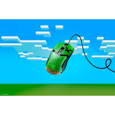5. Razer Kobra kabelgebundene Gaming-Maus Minecraft Edition