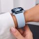 8. Tech-Protect Silikonarmband für Apple Watch 40 / 41 / 42 mm – Hellblau