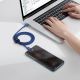 9. Baseus CAJY000603 USB-C – USB-C PD-Kabel 100 W 5 A 480 Mbit/s 1,2 m – blau
