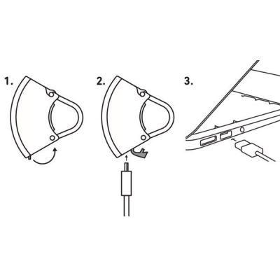 7. BOOKMAN Curve Frontlicht 220lm Fahrradlampe