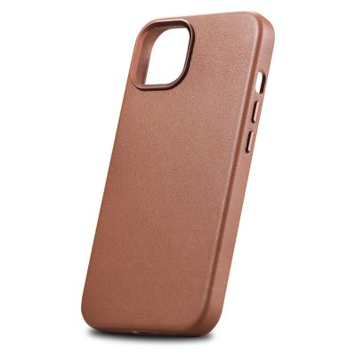 7. iCarer Case Lederhülle für iPhone 14 Plus Braun (MagSafe-kompatibel)