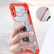 9. Crystal Ring Case robuste Kickstand TPU/PC Panzer Handyhülle Hard Case für iPhone XS Max rot