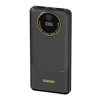 Dudao K12 Powerbank 10000mAh PD 22,5W USB-A USB-C – Schwarz