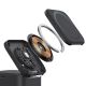 8. Baseus MagPro 3in1 25W MagSafe kompatibles induktives Ladegerät für Telefon und Smartwatch - Schwarz