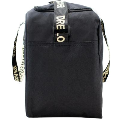 6. REISETASCHE ALS HANDGEPÄCK FÜR DAS FLUGZEUG, SCHWARZ + WEISSE AUFSCHRIFT SEMI LINE