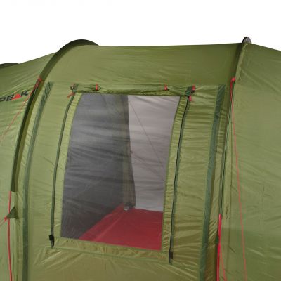 4. High Peak Goose 4 LW Zelt Grün und Rot 10333