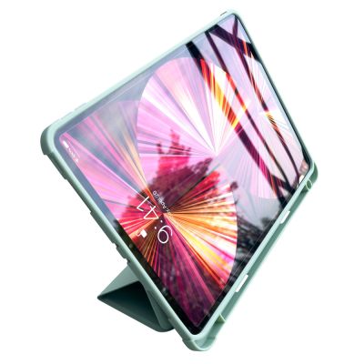 6. Stand Tablet Case Smart Cover Hülle für iPad Pro 12.9'' 2021/2020 mit Standfunktion grün