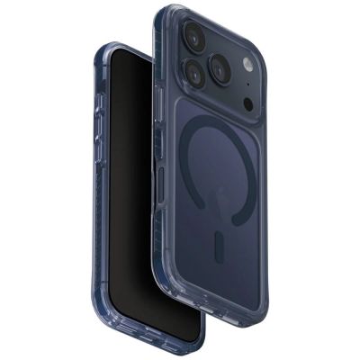Uniq Combat Magclick Ladehülle für iPhone 17 Pro - Blau