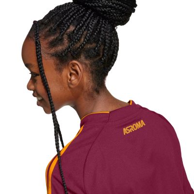13. adidas AS Roma Heimtrikot 25/26, bordeauxrot, Kinder-Trikot JX2613