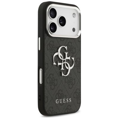 4. Guess 4G Big 4G Classic Logo Hülle für iPhone 17 Pro Max - Schwarz