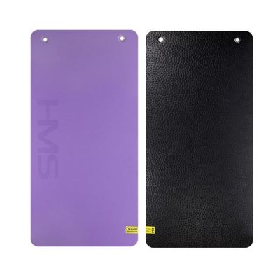 HMS Premium MFK01 Violett-Schwarze Club-Fitnessmatte mit Löchern