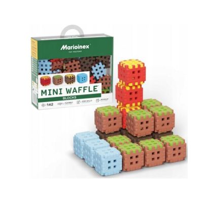 4. Marioinex Mini-Waffel-Bausteine, 142 Teile