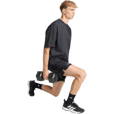 6. adidas Tech Intensity Aop Shorts für Herren, Schwarz, KB3123